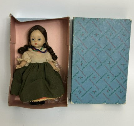 Madame Alexander Bent Knee Walker 8" Doll "Ecuador" 1960s, 387,