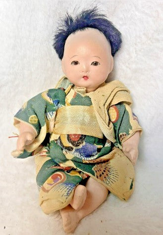 Vintage- Antique Japanese Baby Doll 7 Inches