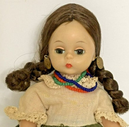 Madame Alexander Bent Knee Walker 8" Doll "Ecuador" 1960s, 387,