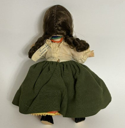 Madame Alexander Bent Knee Walker 8" Doll "Ecuador" 1960s, 387,