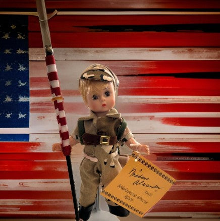 Madame Alexander Welcome Home Desert Storm 1991 Boy Doll, 8 in, 911 original box