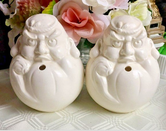 Benihana Tokyo Seated Buddha Pair Ceramic Tiki Mugs