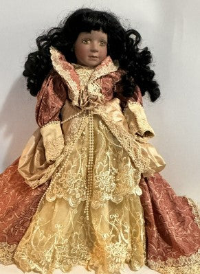 Treasured Heirloom Porcelain Doll EMILY ROSE 20 inches - Janis Berard