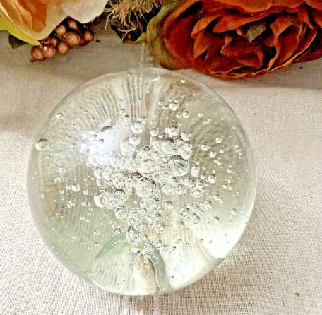 Transparent Bubbles Sphere Paperweight