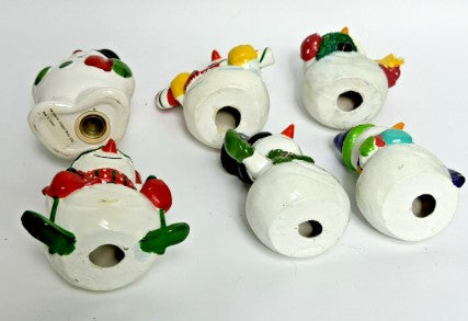 Snowmen- Lot of  11 small Ceramic  Christmas winter