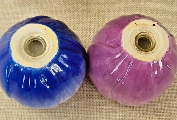 Purple And Blue Flower Salt And Pepper Shaker