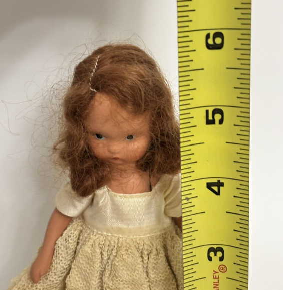 Vintage Nancy Ann Storybook Doll plastic  6 Inches