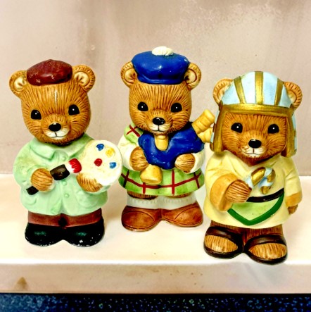 Homco Home Interiors 1406 International Bears Around the World ~ Set of 3