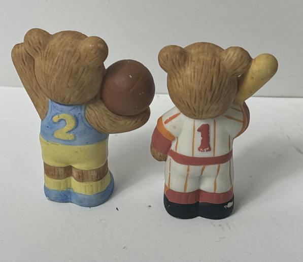 HOMCO Sports Bear Figurines #1408-set of 2