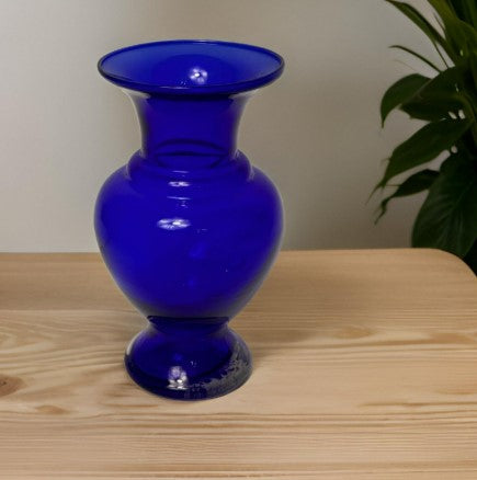 Blue Cobalt Vase  6 inches Vintage