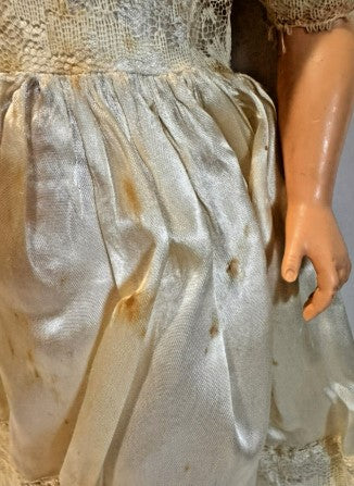 Vintage 20” inches tall Hard Plastic Wedding/Bride Doll ( see Pics)